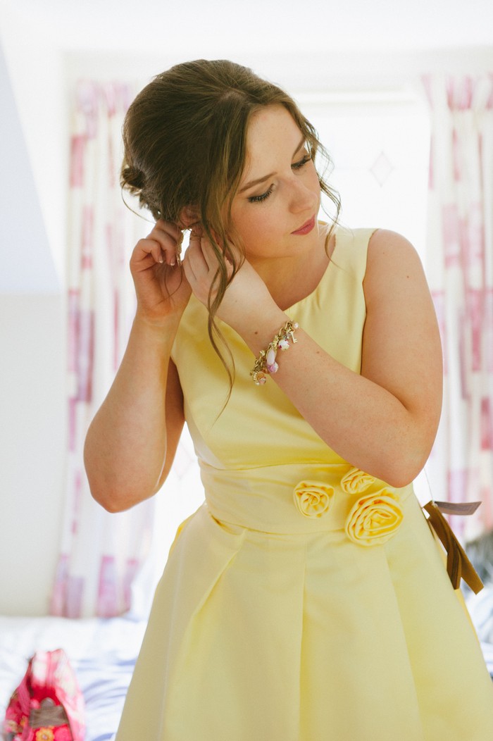 yellow bridesmaid